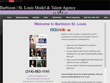 Tablet Screenshot of barbizonstl.com